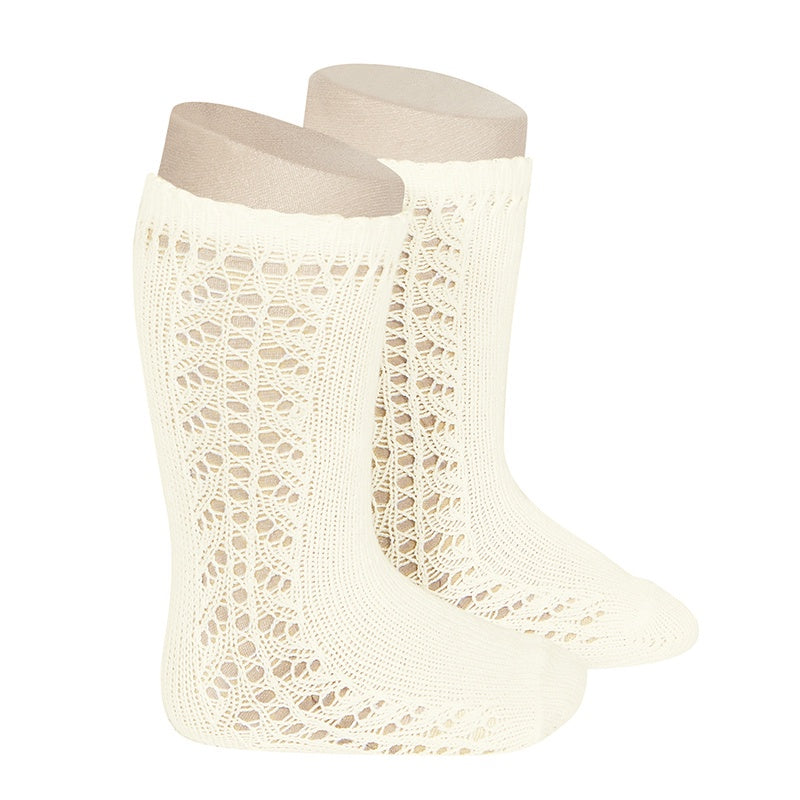 Condor Full Openwork Knee High Sock (303) (cava)