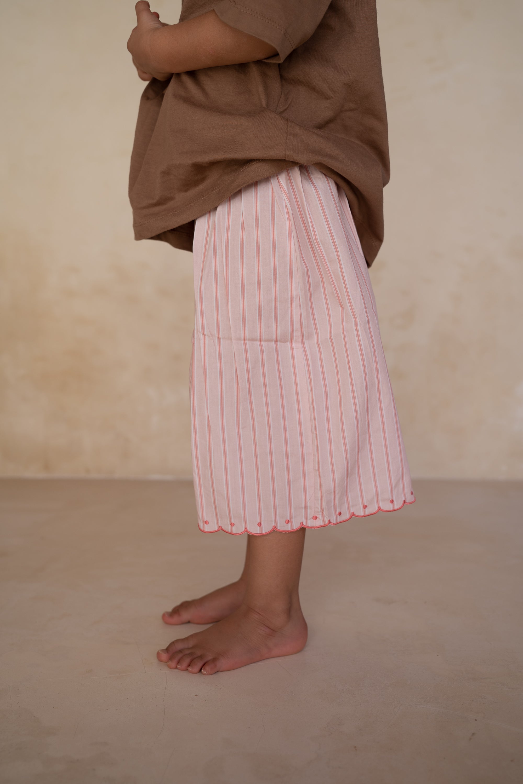 Illoura Fleur Pant (pink stripe)