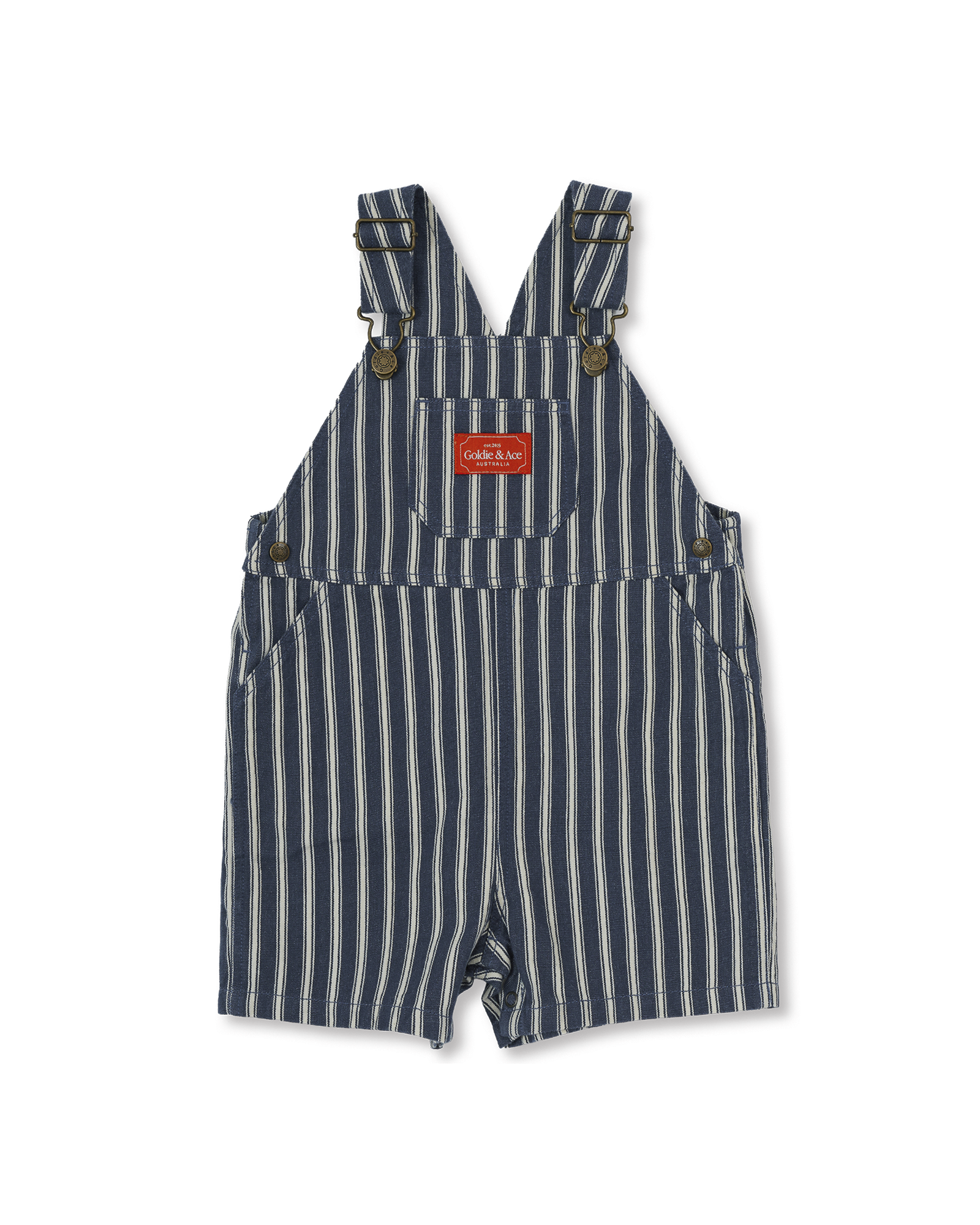 Goldie and Ace Railroad Burton Overall (indigo stripe)