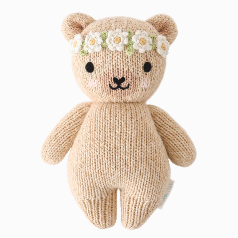 Cuddle and Kind Baby Honey Bear (ivory floral)