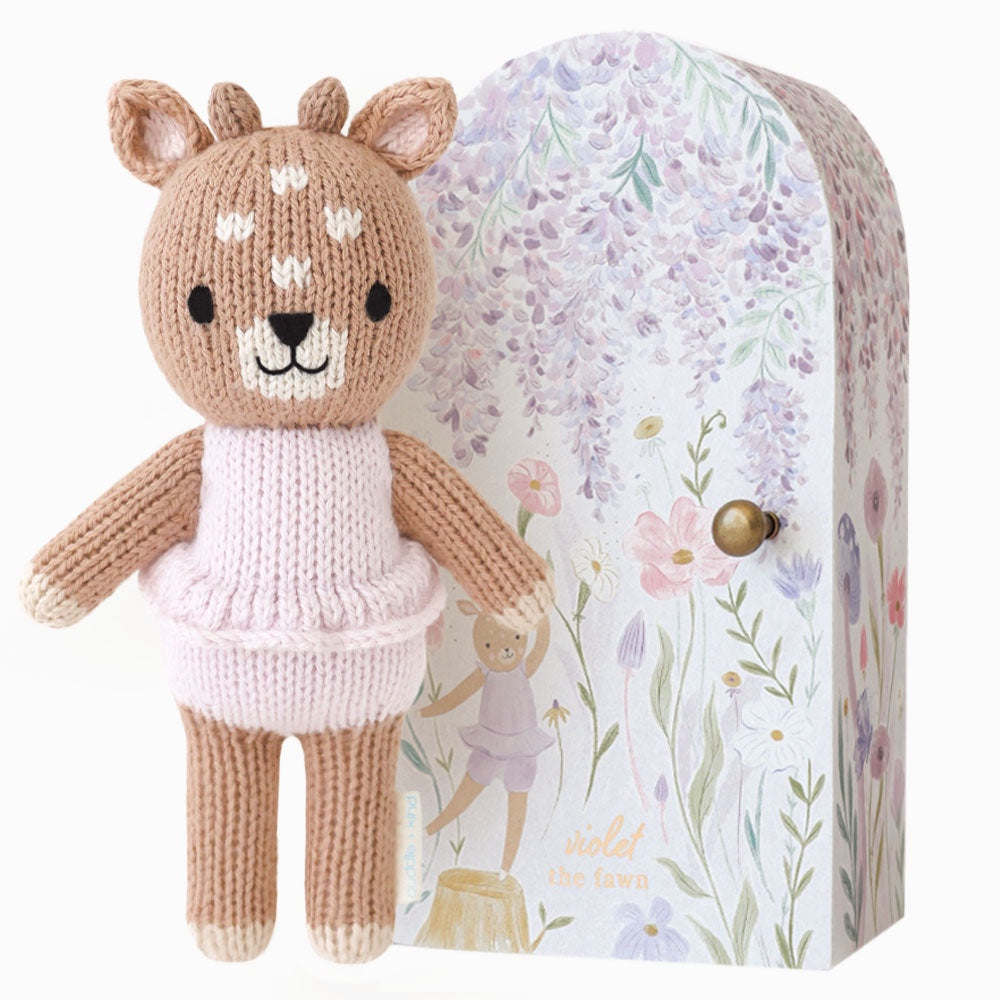 Cuddle and Kind Tiny Violet the Fawn