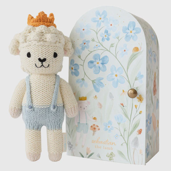 Cuddle and Kind Tiny Sebastian the Lamb