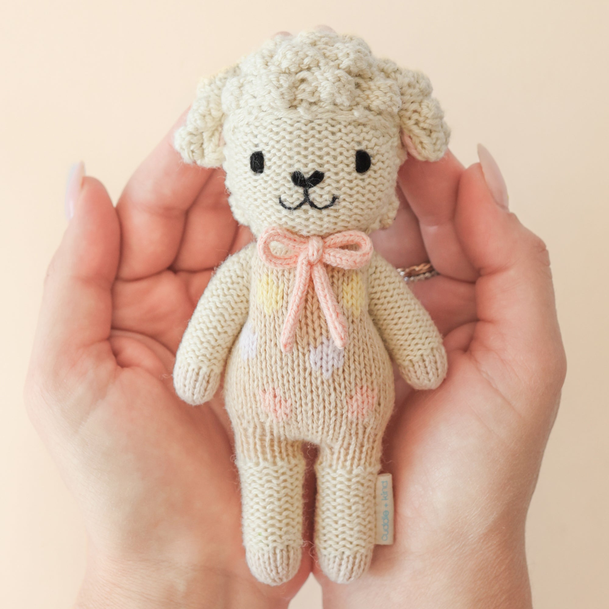 Cuddle and Kind Tiny Lucy the Lamb (pastel)