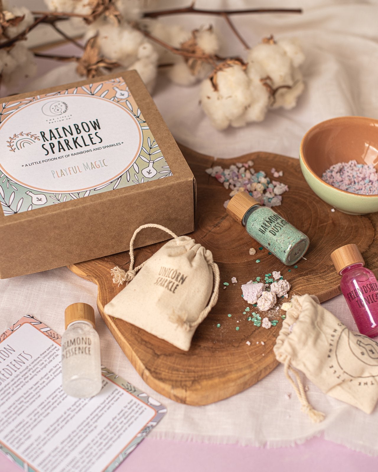 The Little Potion Co Rainbow Sparkles Mindful Potion Kit