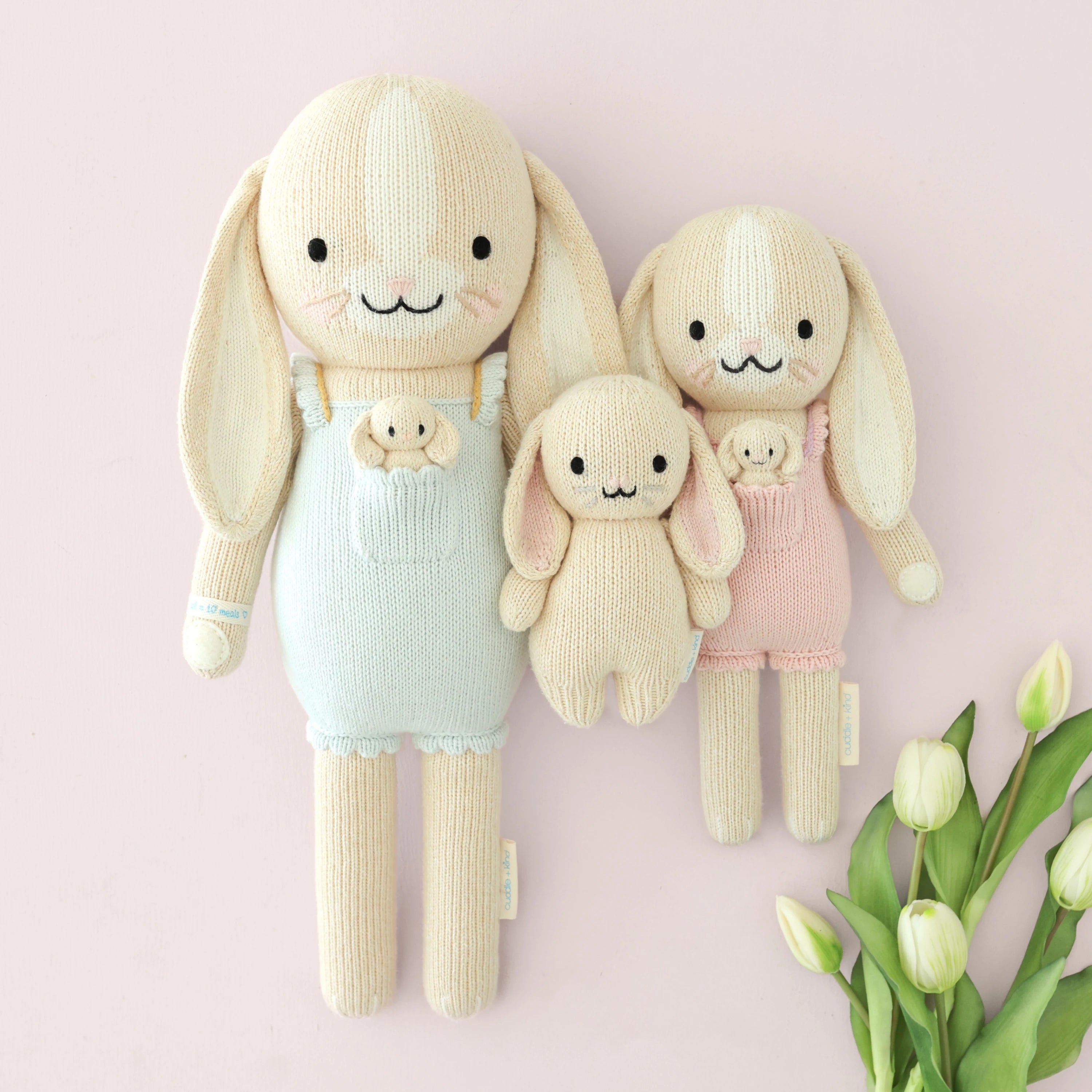 Cuddle and Kind Briar the Bunny (peony pink)