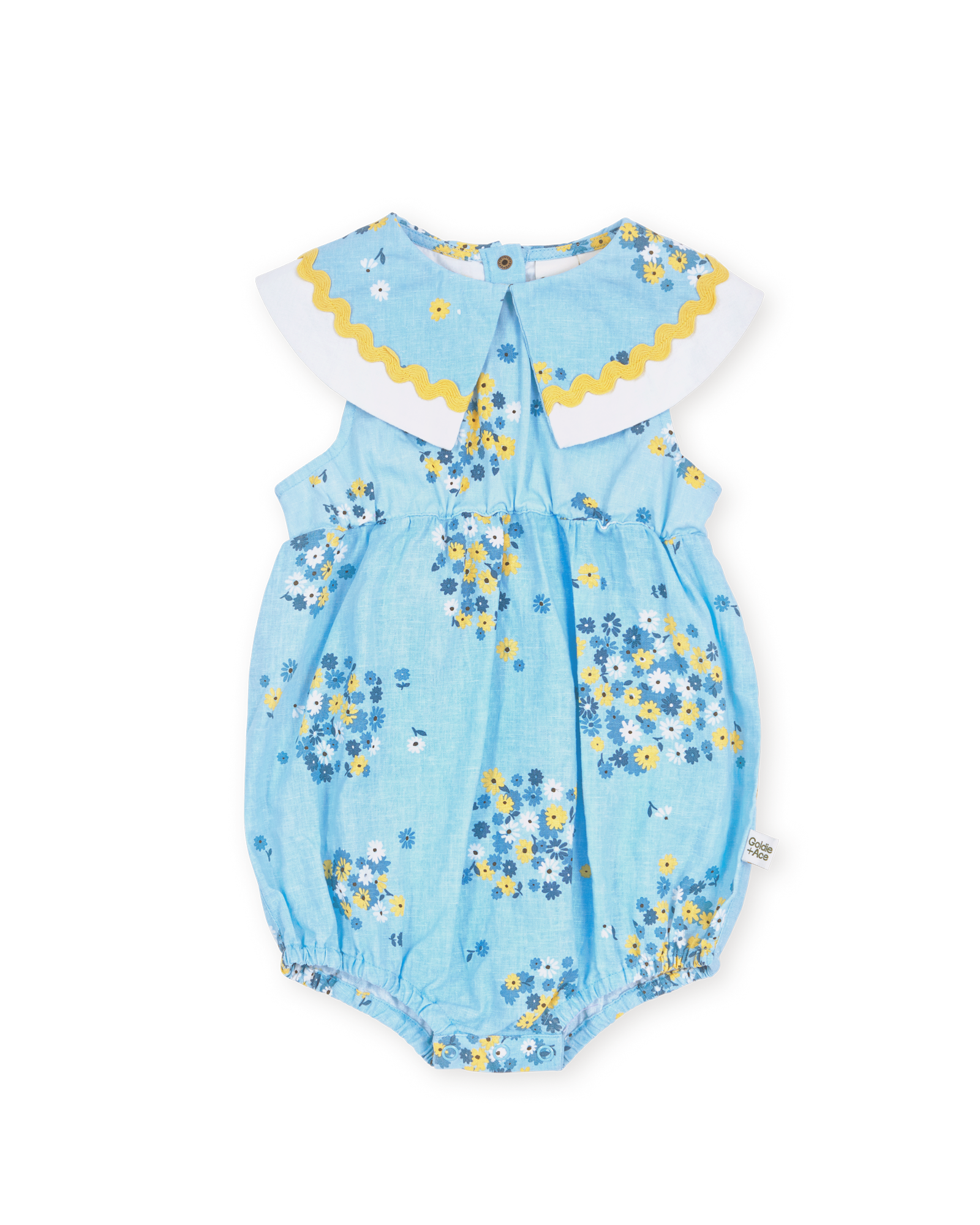 Goldie and Ace Ava Collared Romper (floral)