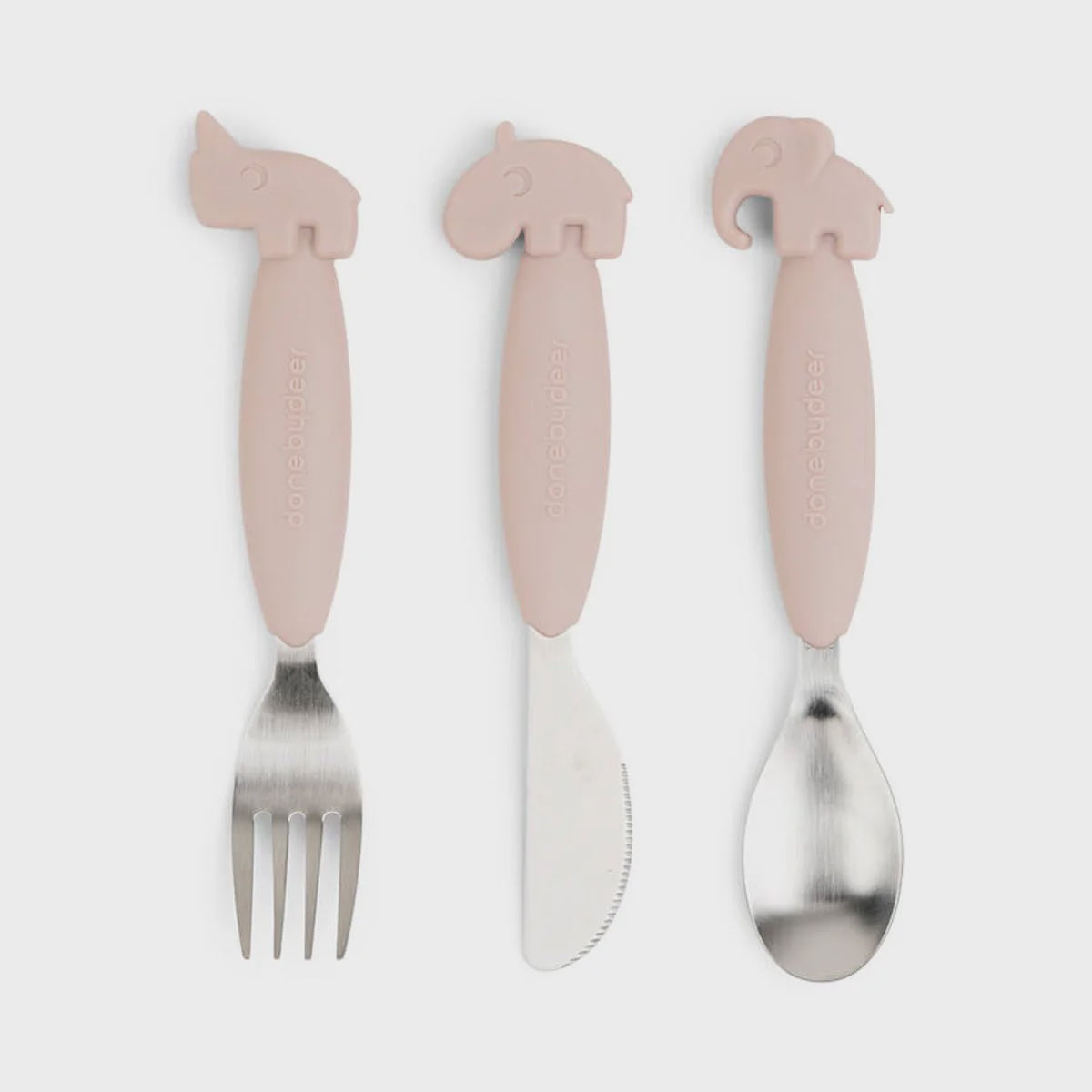 Done By Deer Easy-Grib Cutlery Set (powder)
