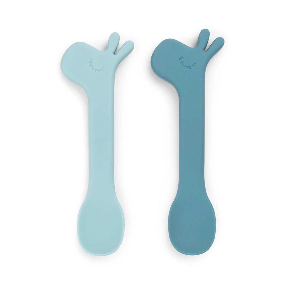 Done By Deer Silicone Spoon 2 Pack Lalee (blue)