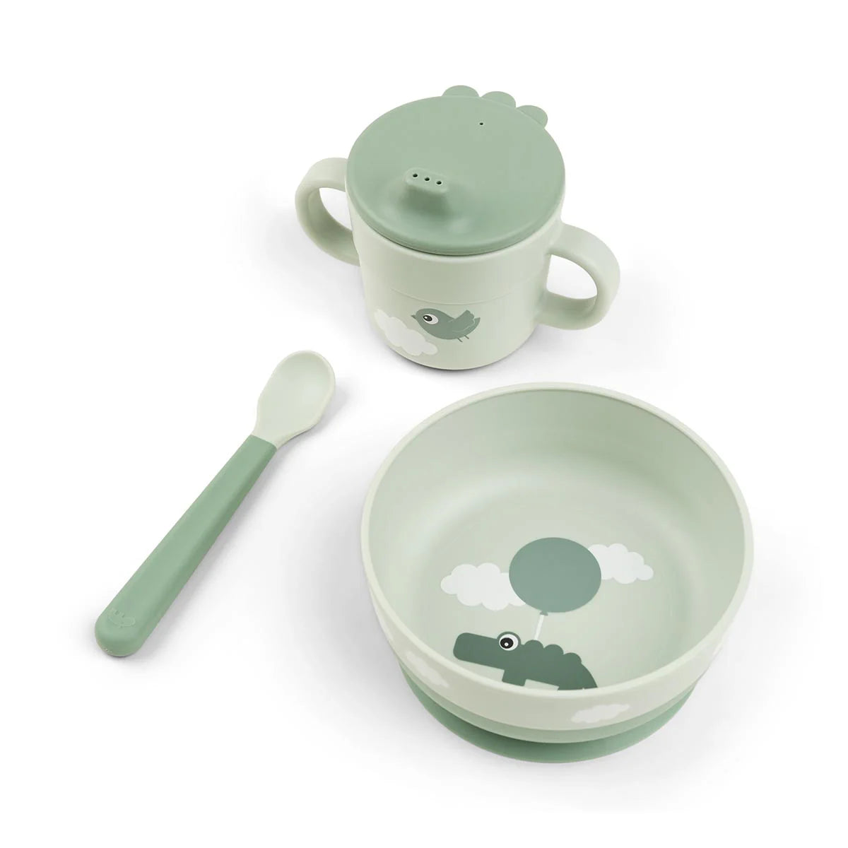 Done By Deer Foodie First Meal Set (green)
