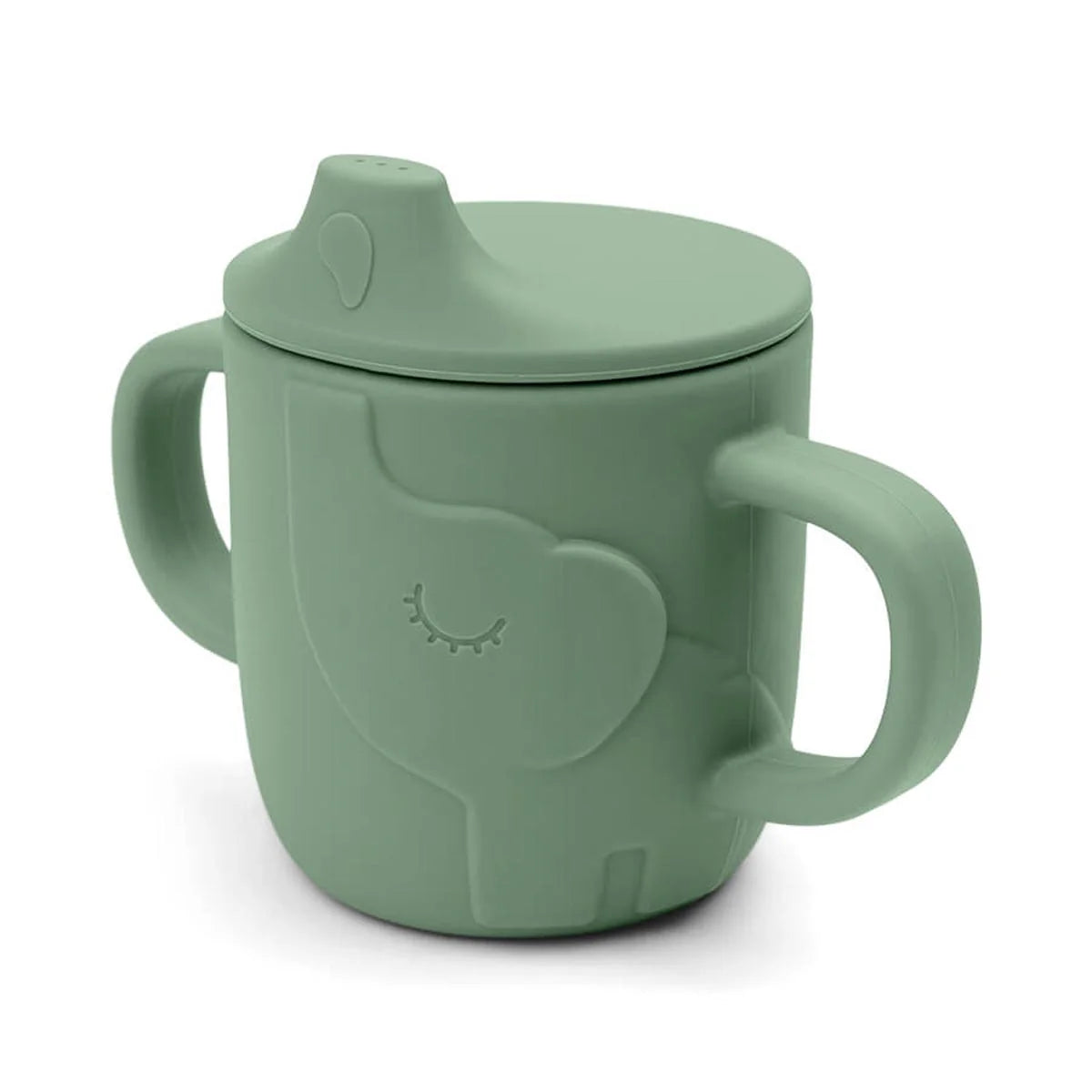 Done By Deer Peekaboo Spout Cup (green)