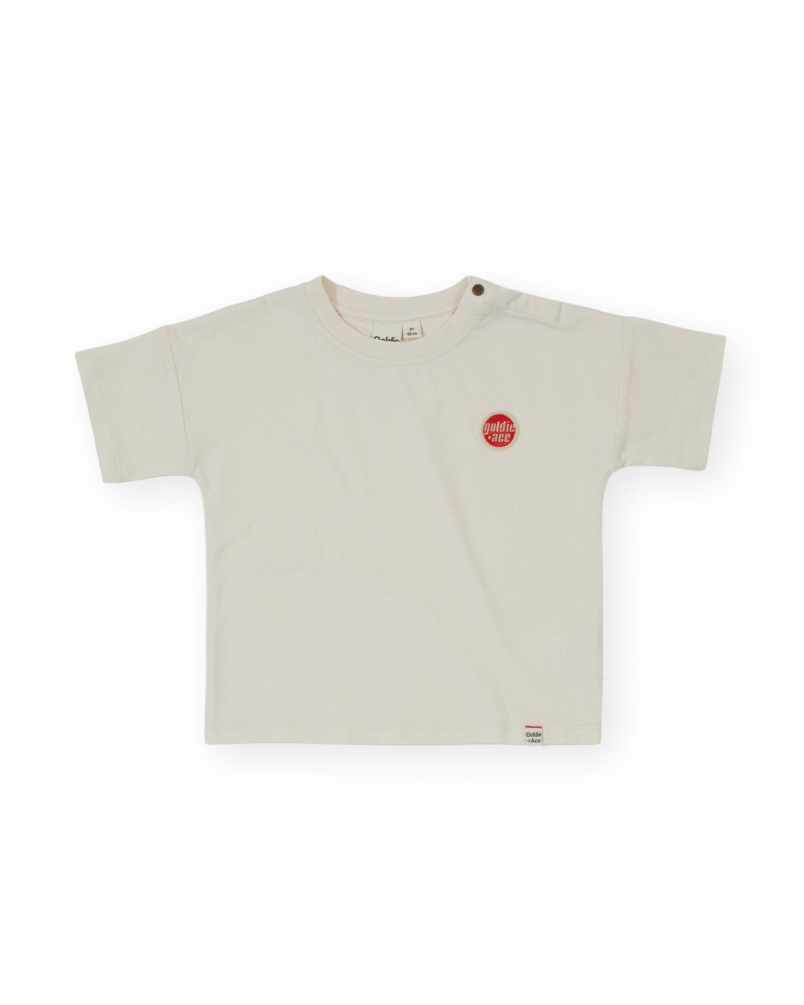 Goldie and Ace Essential Logo T-Shirt (antique white)