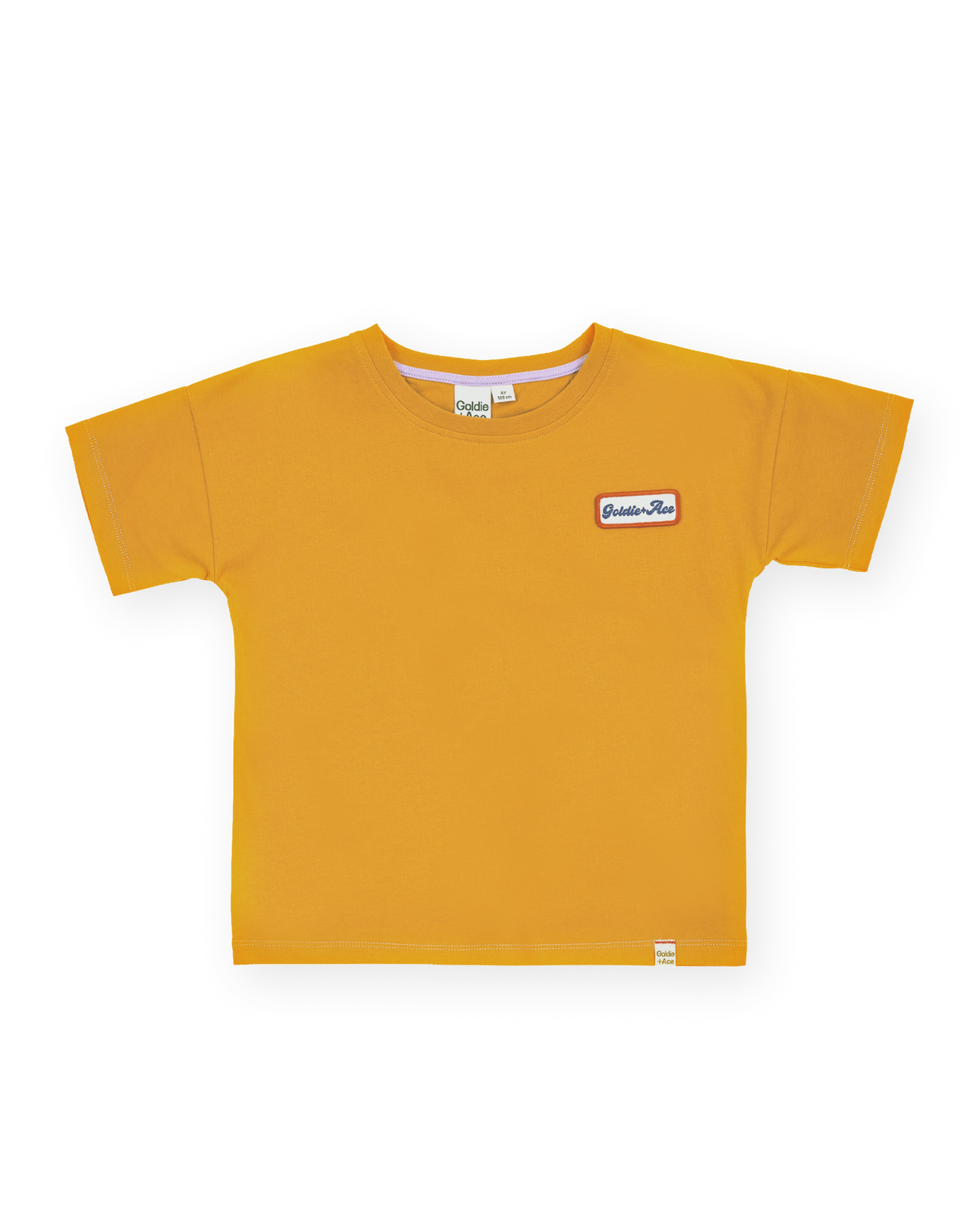 Goldie and Ace Contrast Stitch T-Shirt (yellow)
