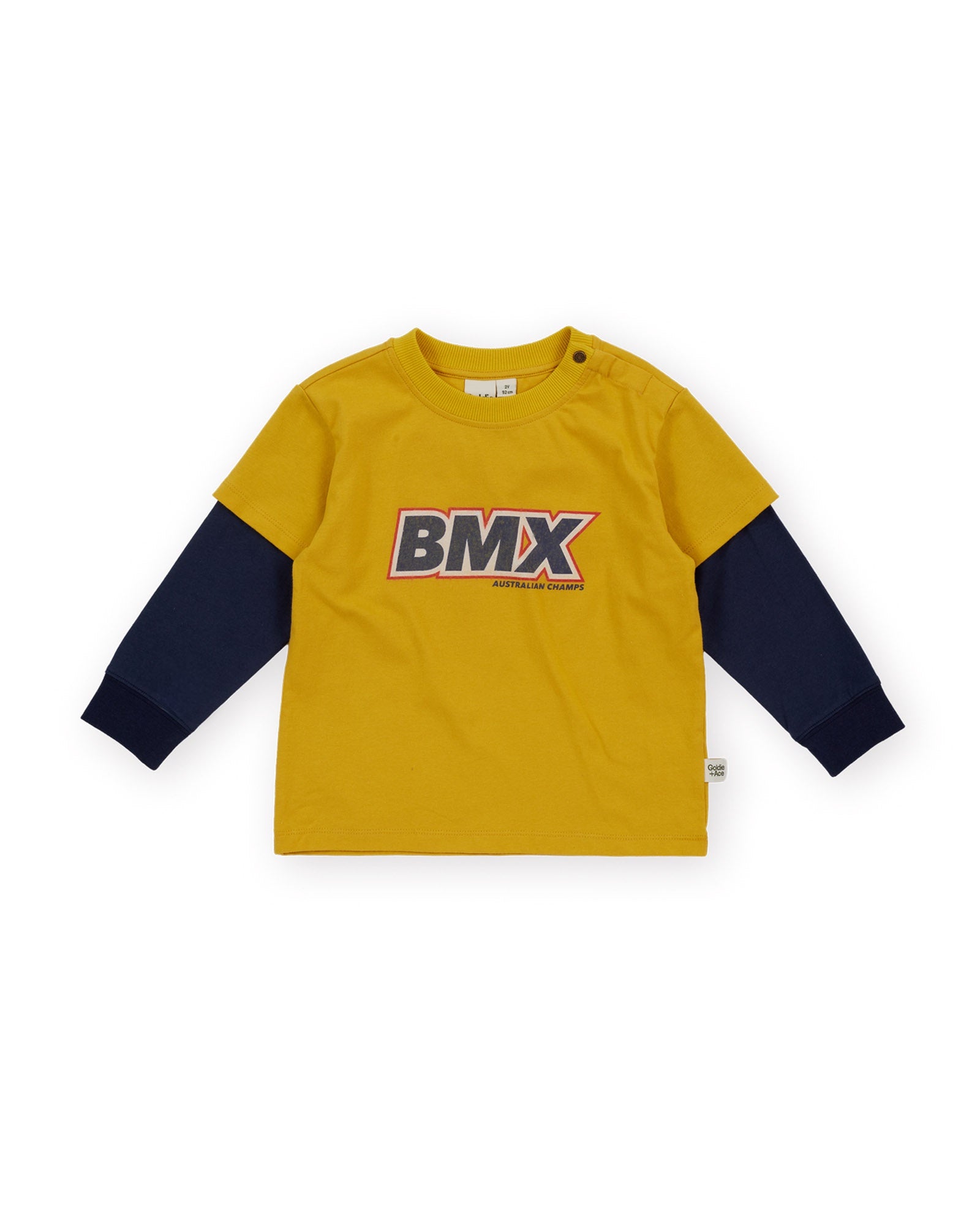 Goldie and Ace BMX Layer L/S T-shirt (mustard)