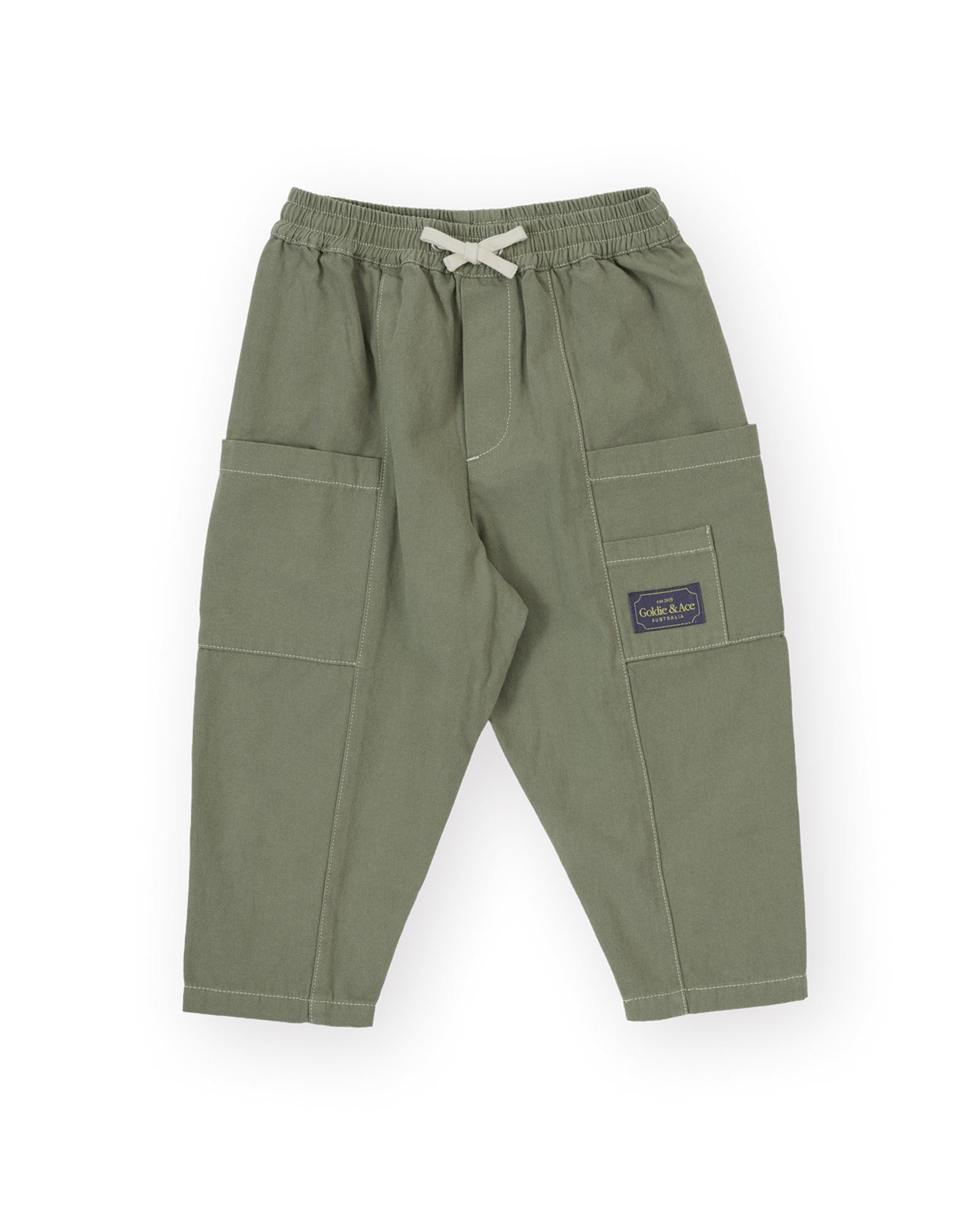 Goldie and Ace Carpenter Utility Kit Pocket Pant (sage)