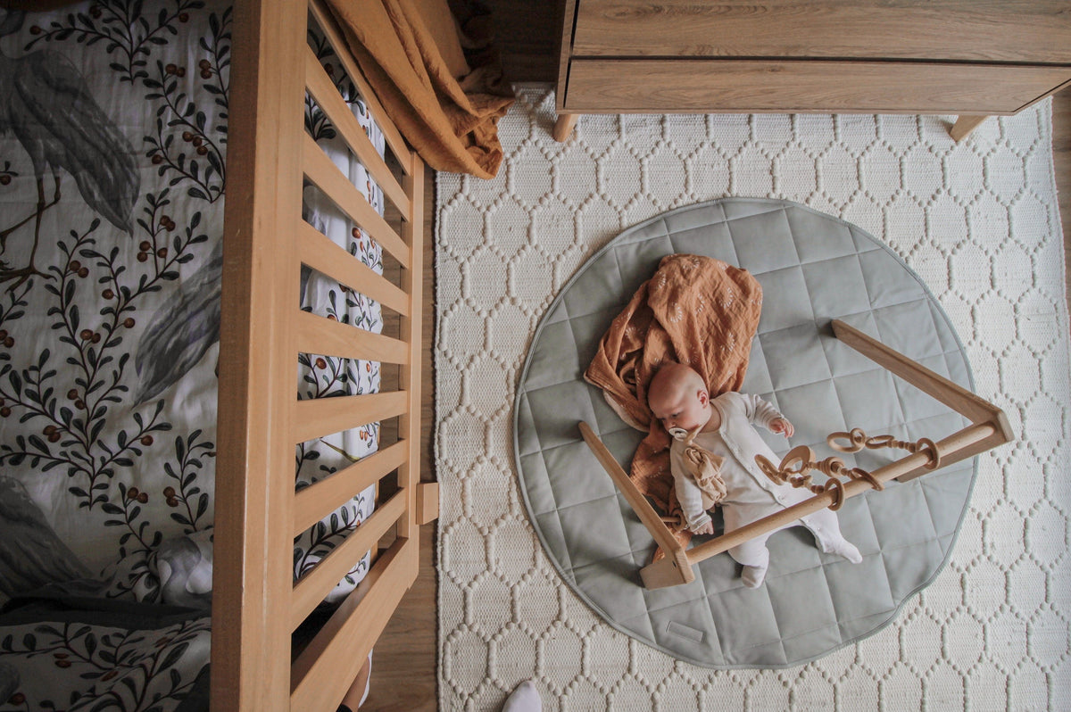 Henlee Quilted Playmat (stone)