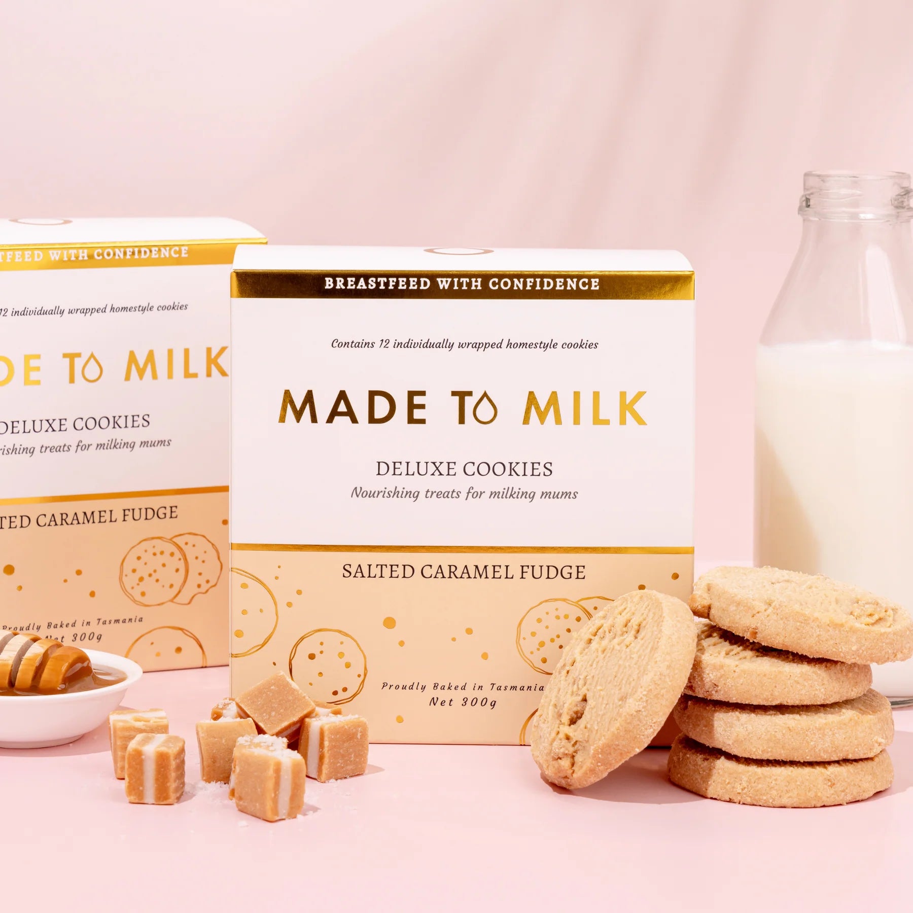 Made to Milk Salted Caramel Fudge Lactation Cookie