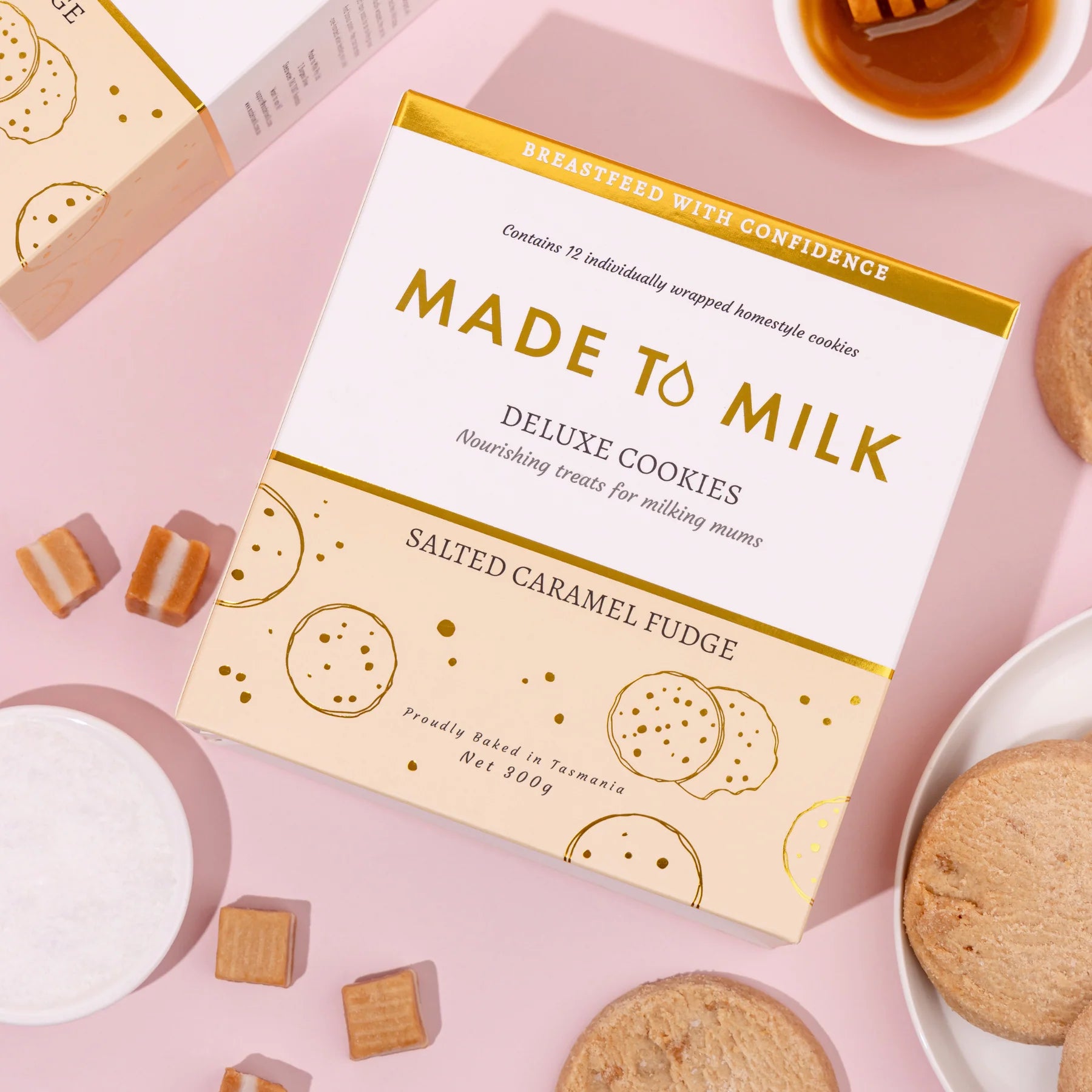Made to Milk Salted Caramel Fudge Lactation Cookie