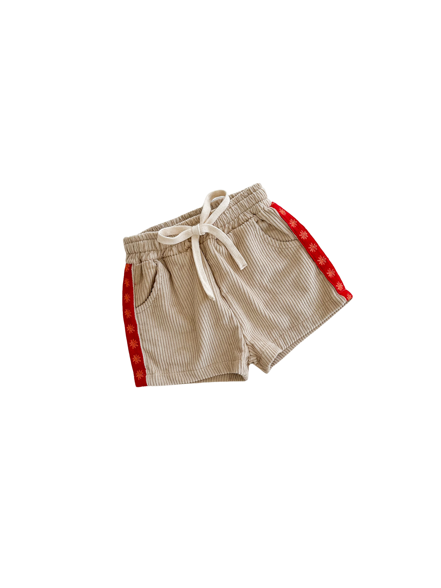 Ziggy Lou Cord Shorts (chilli)