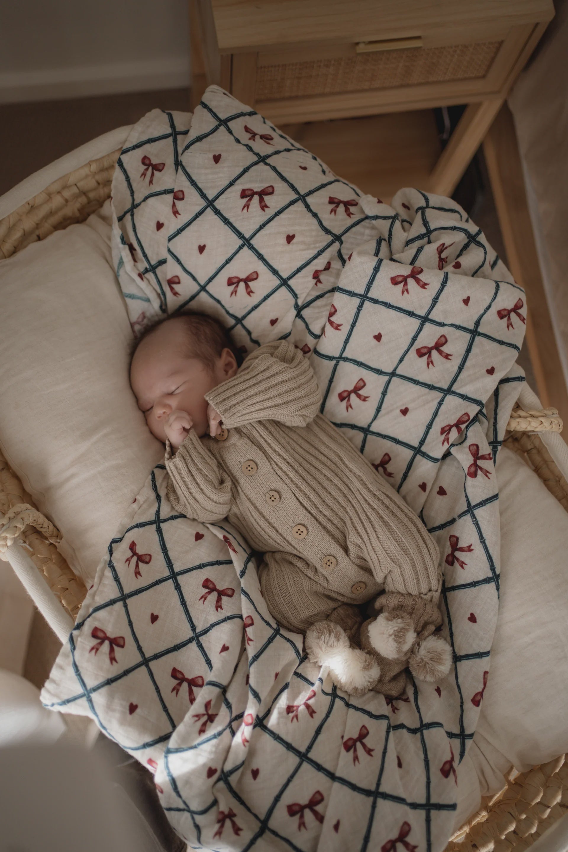 Pop ya tot Bow Beep Swaddle
