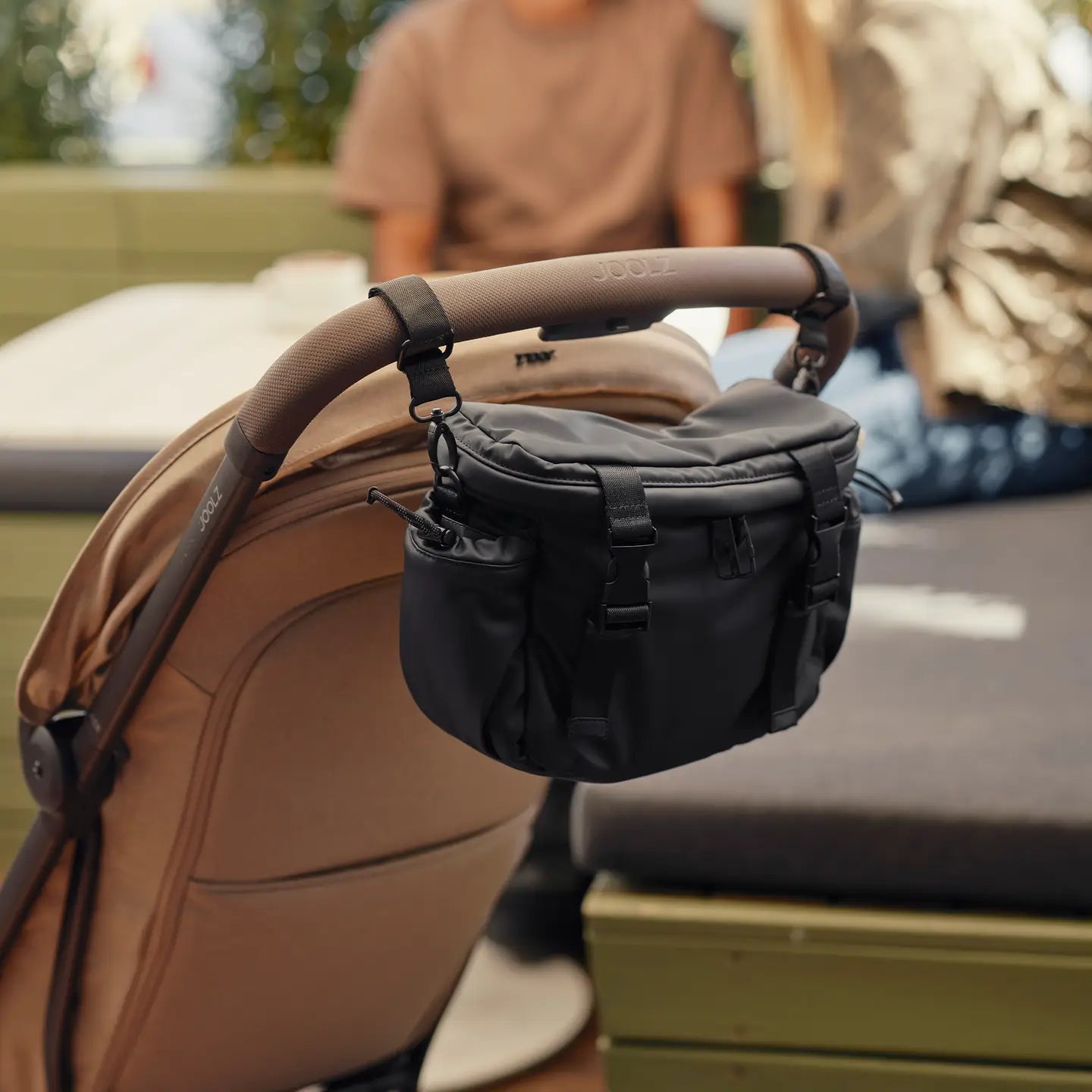 Oioi Traveller Pram Caddy Weatherproof Black