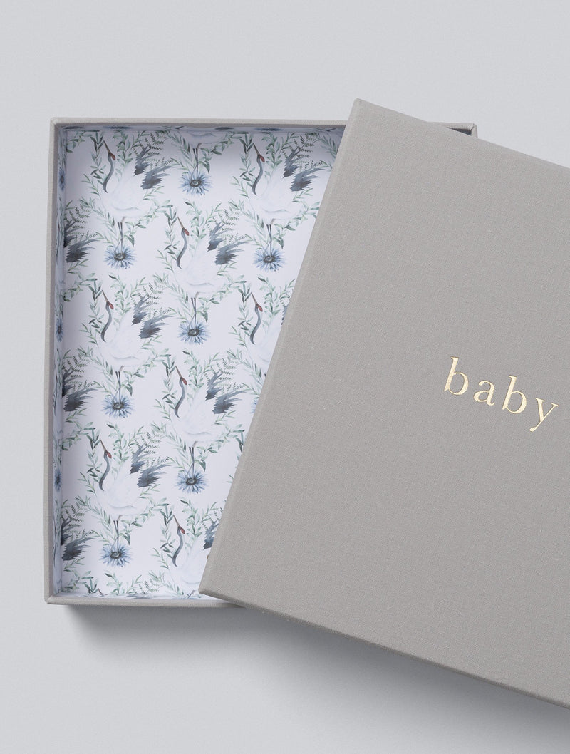 Write to Me Baby Journal - Your First Five Years (light grey)