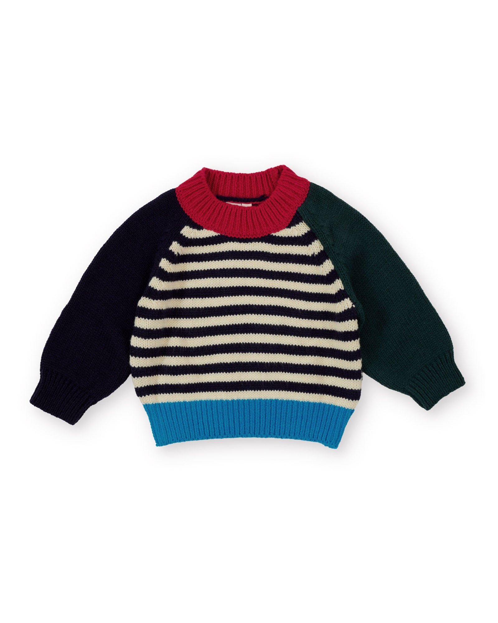 Goldie and Ace Marley Chunky Knit Jumper (primary stripe)