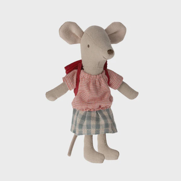 Maileg Mouse Tricycle Big Sister with Bag Red 2024