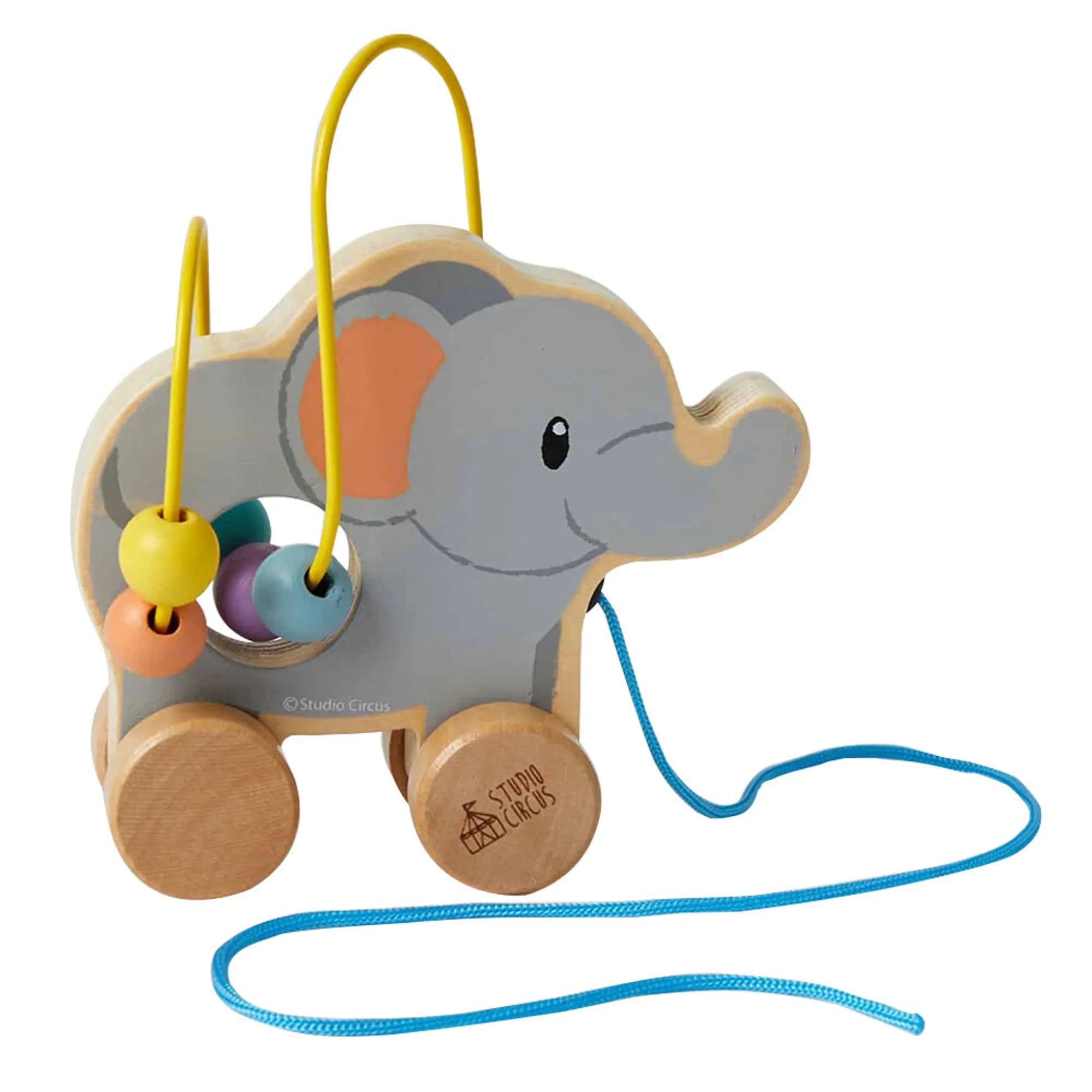 Studio Circus Elephant Rolling Bead Coaster