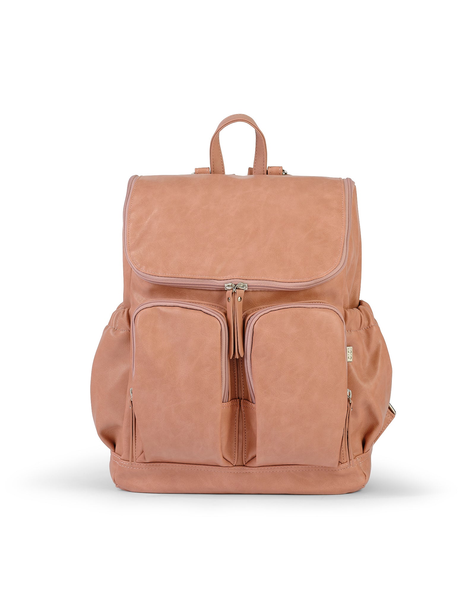Oioi Signature Nappy Backpack Vegan Leather(dusty rose)
