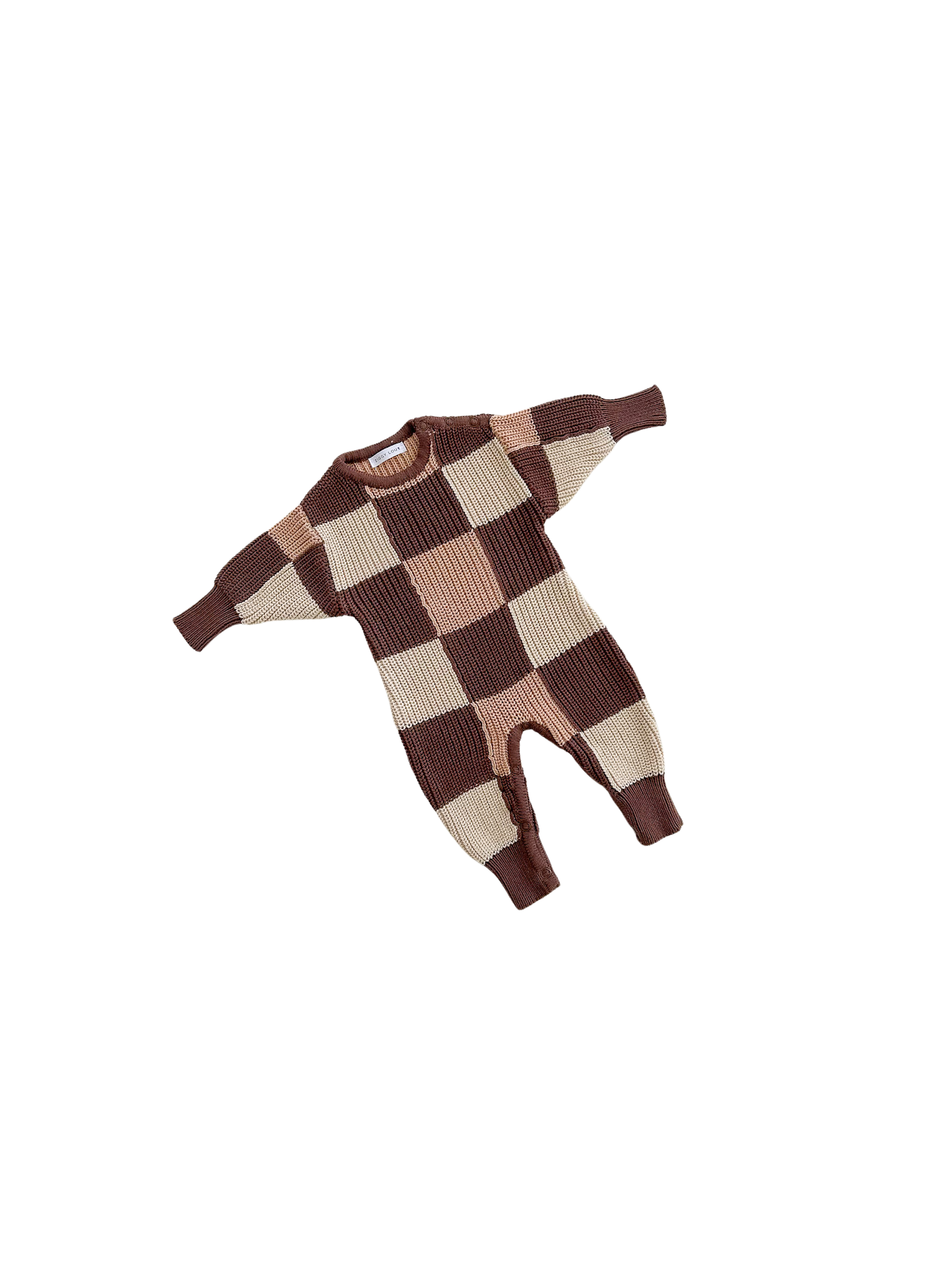 Ziggy Lou Winter L/s Playsuit (checks)