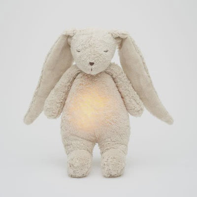 Moonie Organic Humming Bunny with Lamp 2.0 (sand)