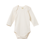 Nature Baby Long Sleeve Bodysuit (natural)