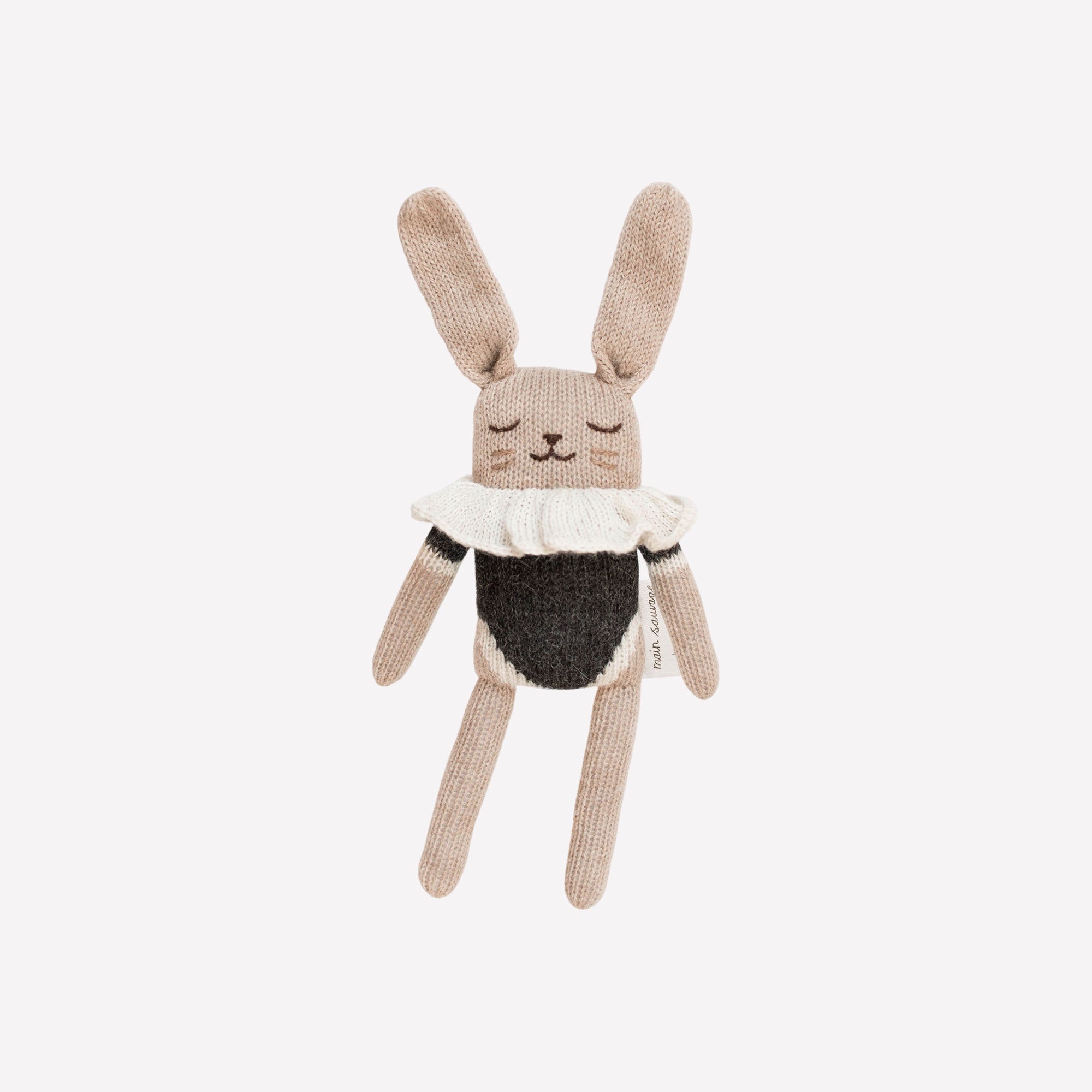 Main Sauvage Bunny Soft Toy (black bodysuit)