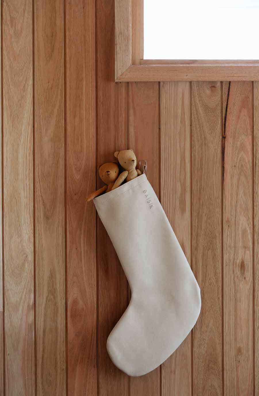 Baisik Santa Stocking (natural)