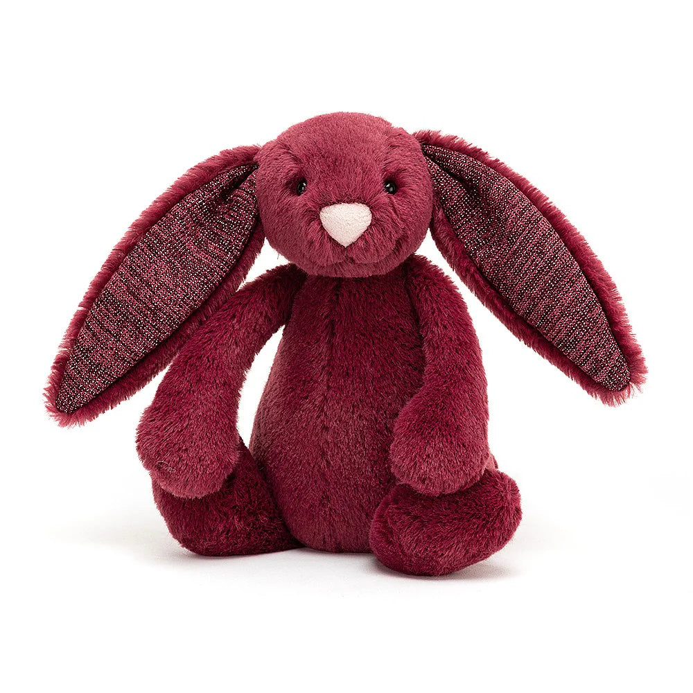JellyCat Bashful Sparkly Cassis Bunny Small