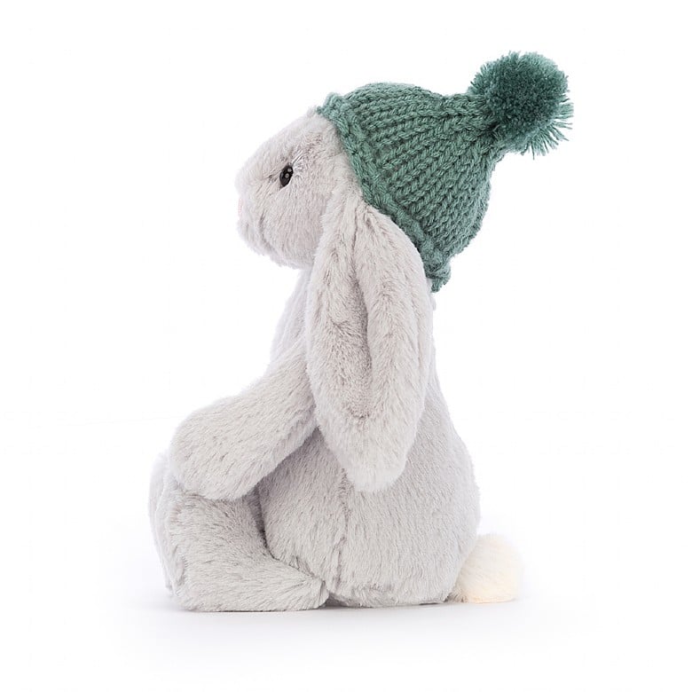 JellyCat Bashful Toasty Bunny Silver Small