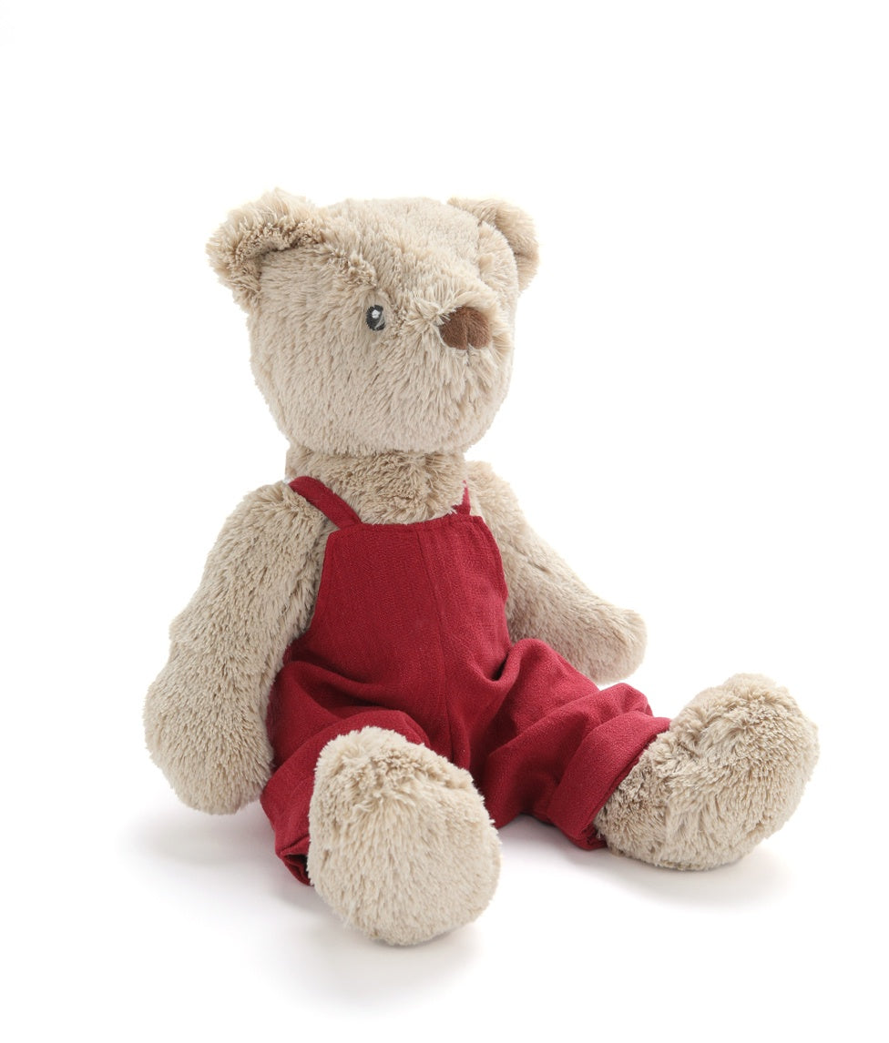 Nana Huchy Honey Bear Overalls  (red)