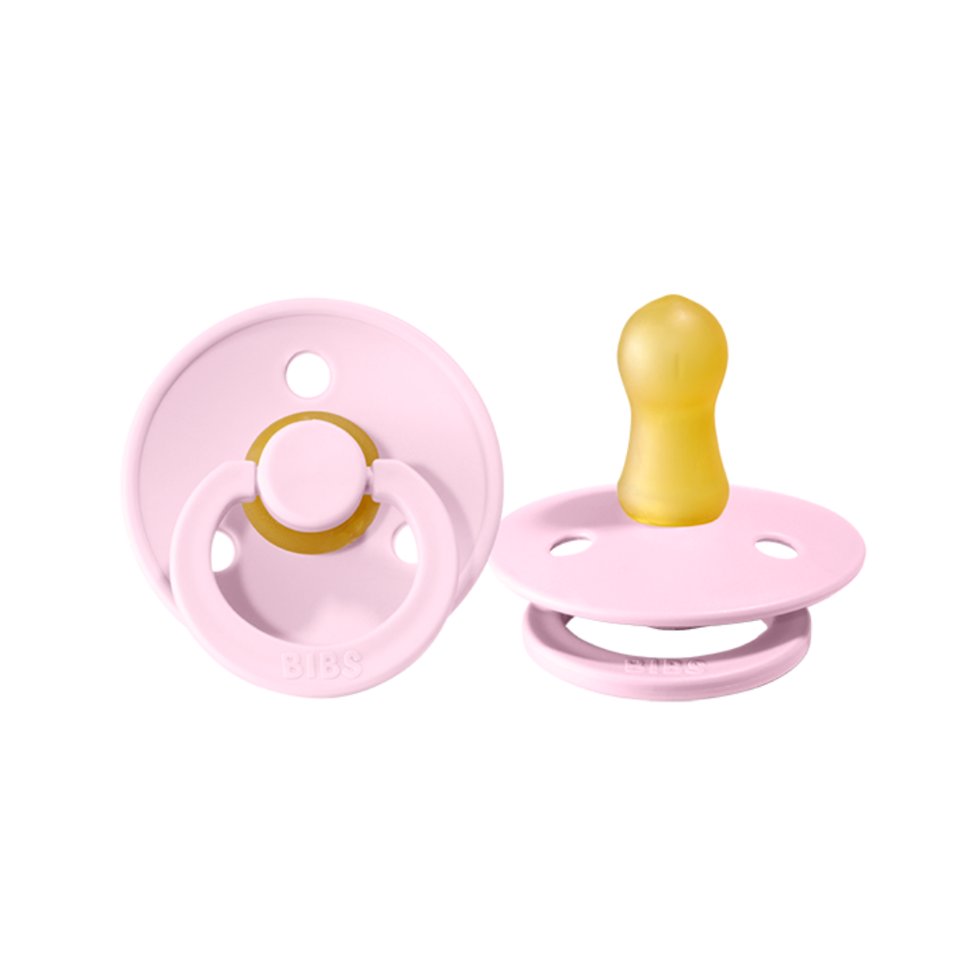 Bibs Denmark Dummies Colour 2pk Round Latex  (size 2)