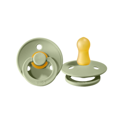 Bibs Denmark Dummies Colour 2pk Round Latex  (size 2)