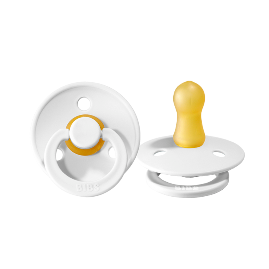 Bibs Denmark Dummies Colour 2pk Round Latex  (size 2)