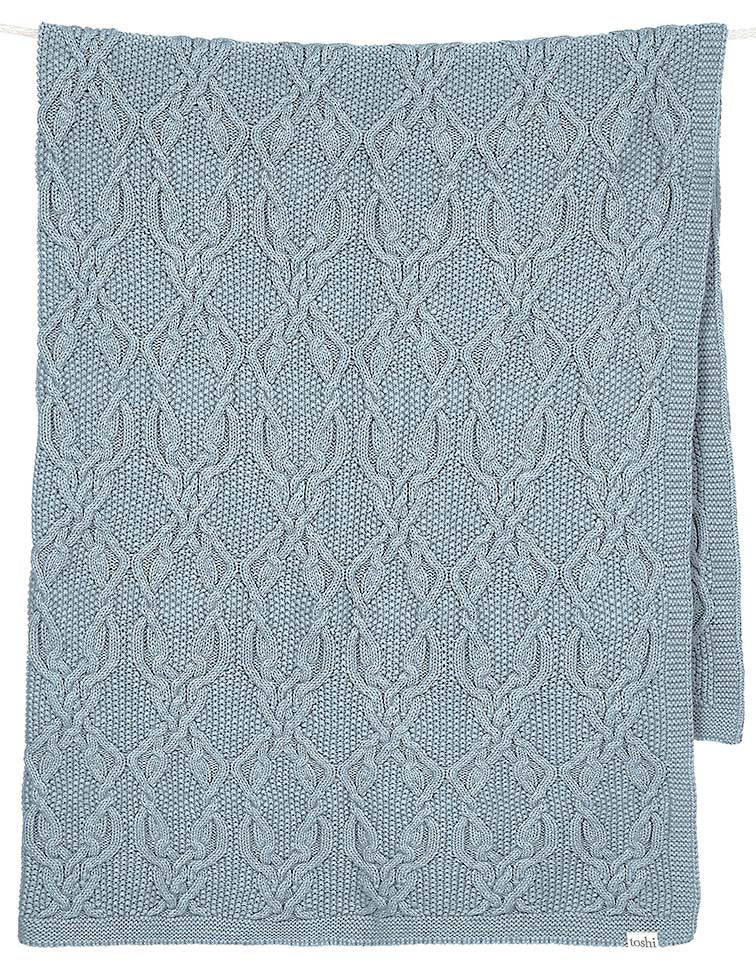 Toshi Organic Bowie Blanket (storm)