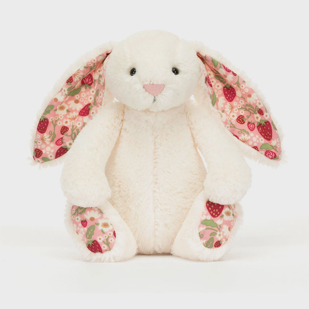 JellyCat Blossom Cream Bunny "Berry" (small)