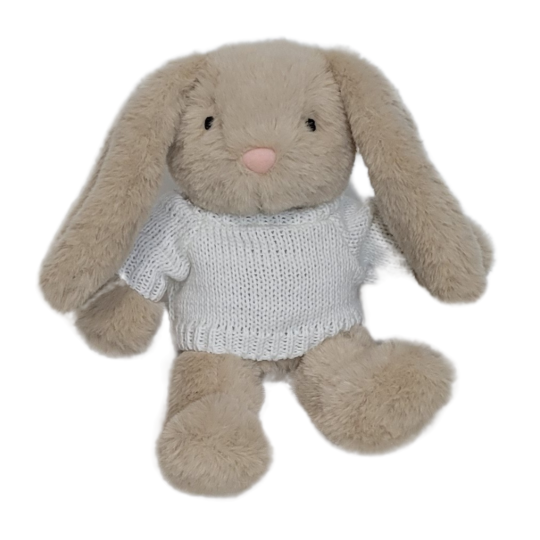 Petite Vous Mini Beau the Bunny with Jumper (latte)