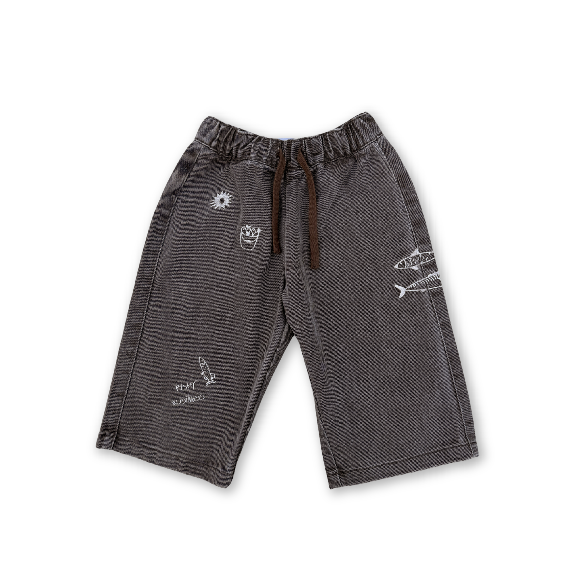 Grown Fishy Business Denim Jean- Ash