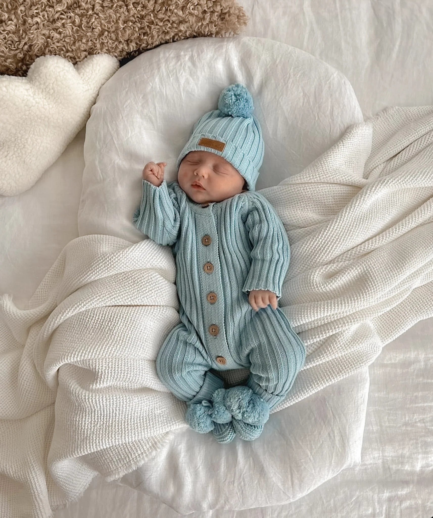 Little B's Booties (sky)