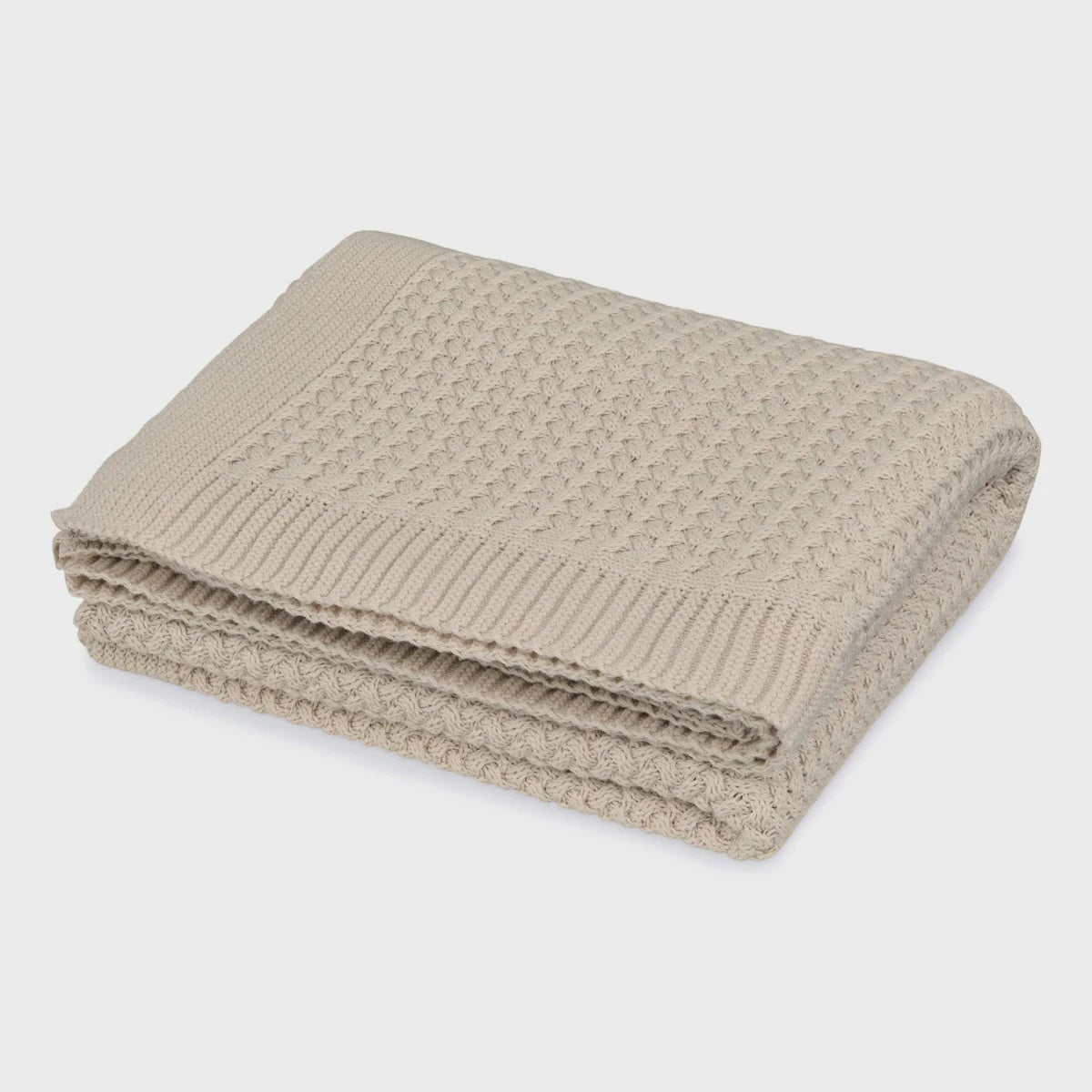 Cam Cam Harper Knit Blanket (latte)