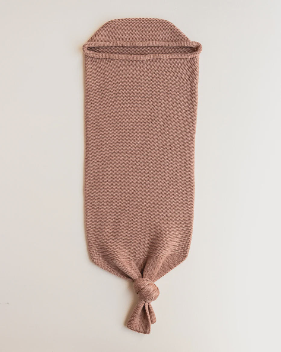 Hvid Merino Wool Cocoon (terracotta)