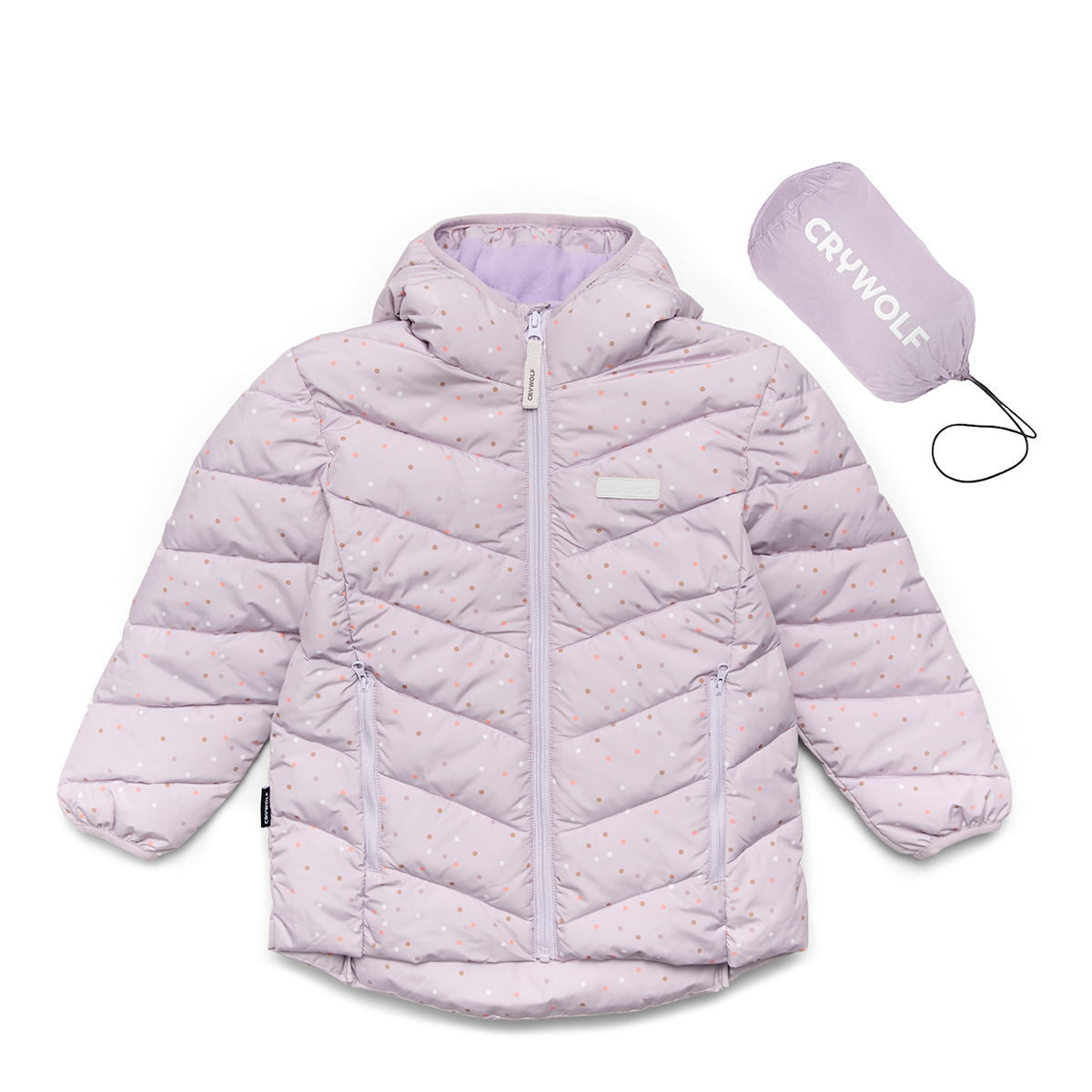Crywolf Eco-Puffer Jacket (heather dots)