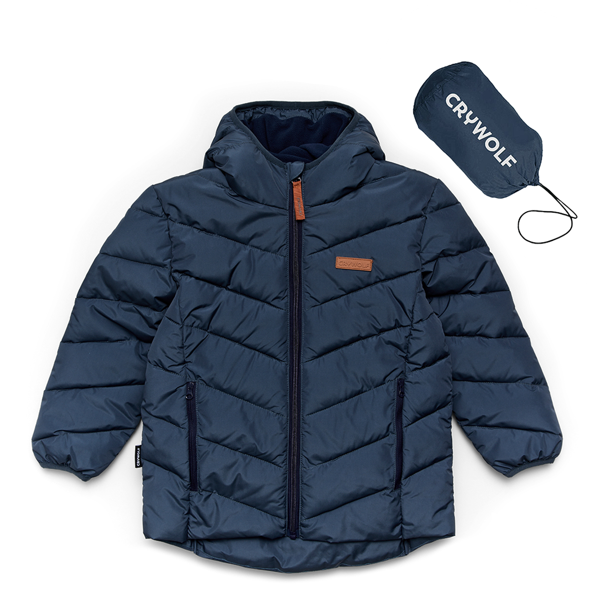 Crywolf Eco-Puffer Jacket (indigo)