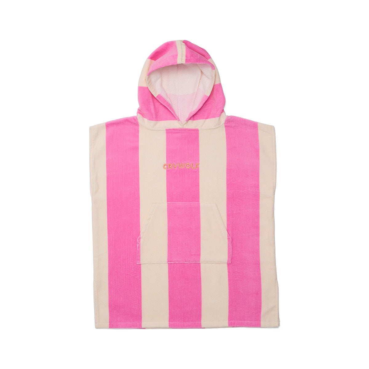 Crywolf Hooded Towel (candy stripe)